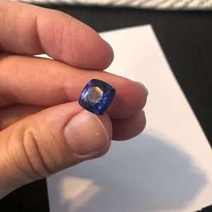 9.97 ct natural blue tanzanite stone